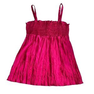 Barbiecore EUC Satin Babydoll Top Or Nighty Y2K Baddie Vintage Hot Barbie Pink S